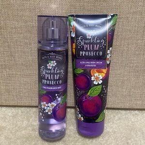 Sparkling Plum Prosecco Bath and Body set